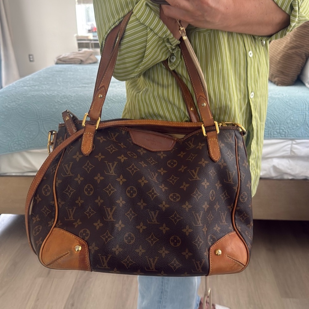 Louis Vuitton Dark Brown Monogram Shoulder Bag